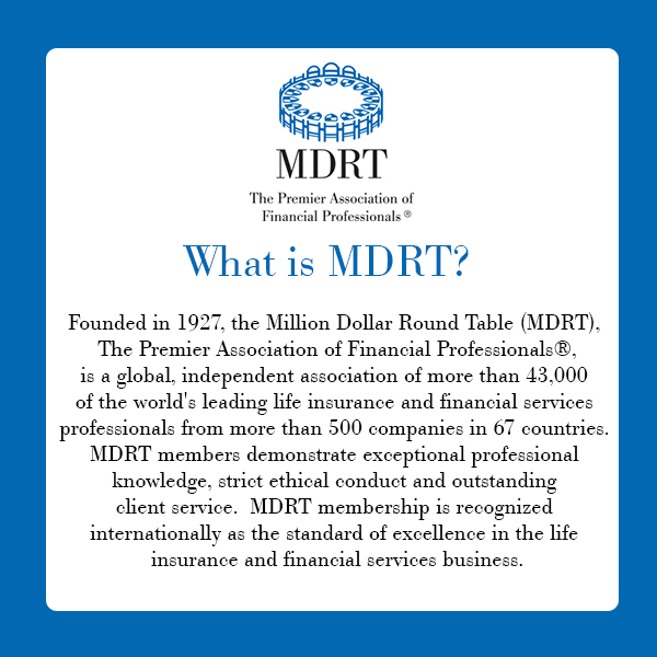 What Is Mdrt In Insurance, Million Dollar Round Table Insurance